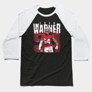 Fred Warner San Francisco Grunge Baseball T-Shirt